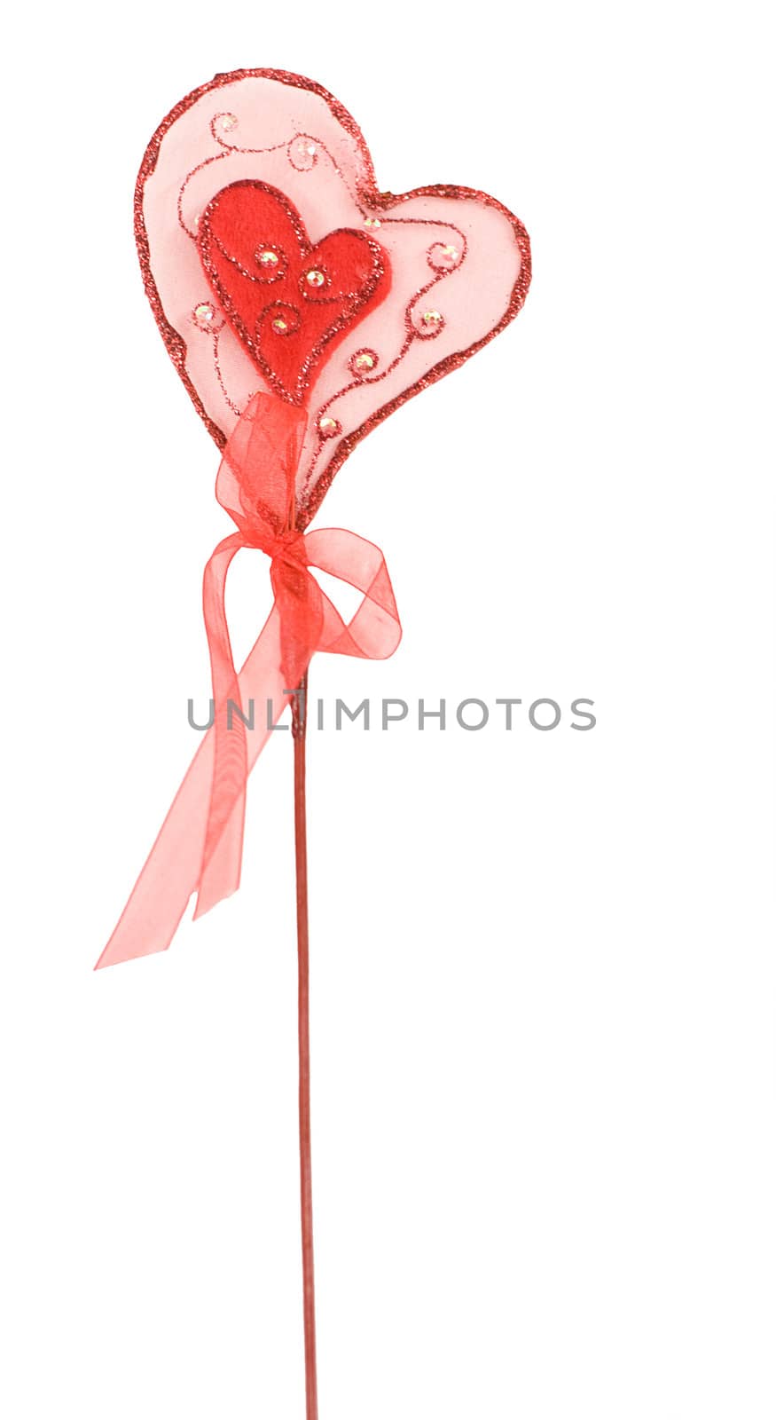 Red heart for Valentine by rozhenyuk