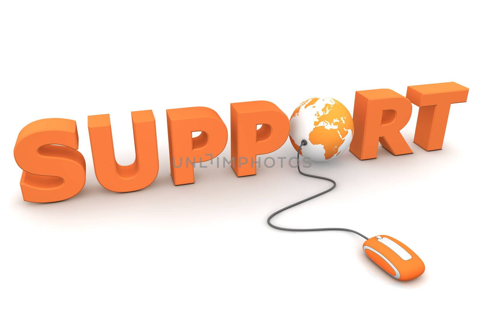 Browse the Global Support - Orange by PixBox