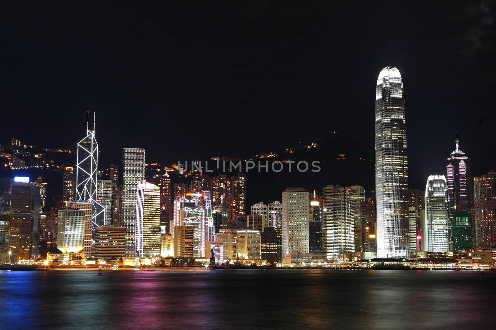 Hong Kong at night
