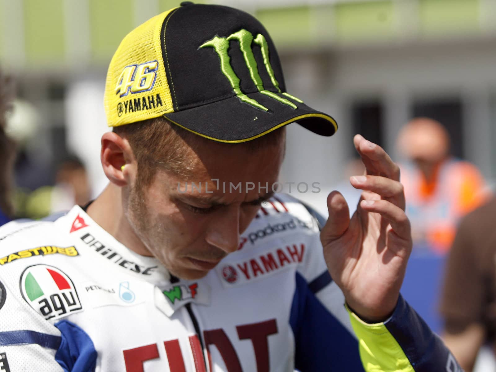 Valentino Rossi at the Masaryk circuit arrived fifth on Sunday,15th August, in Brno, Czech republic. He announced the change of the Yamaha team for Ducati.