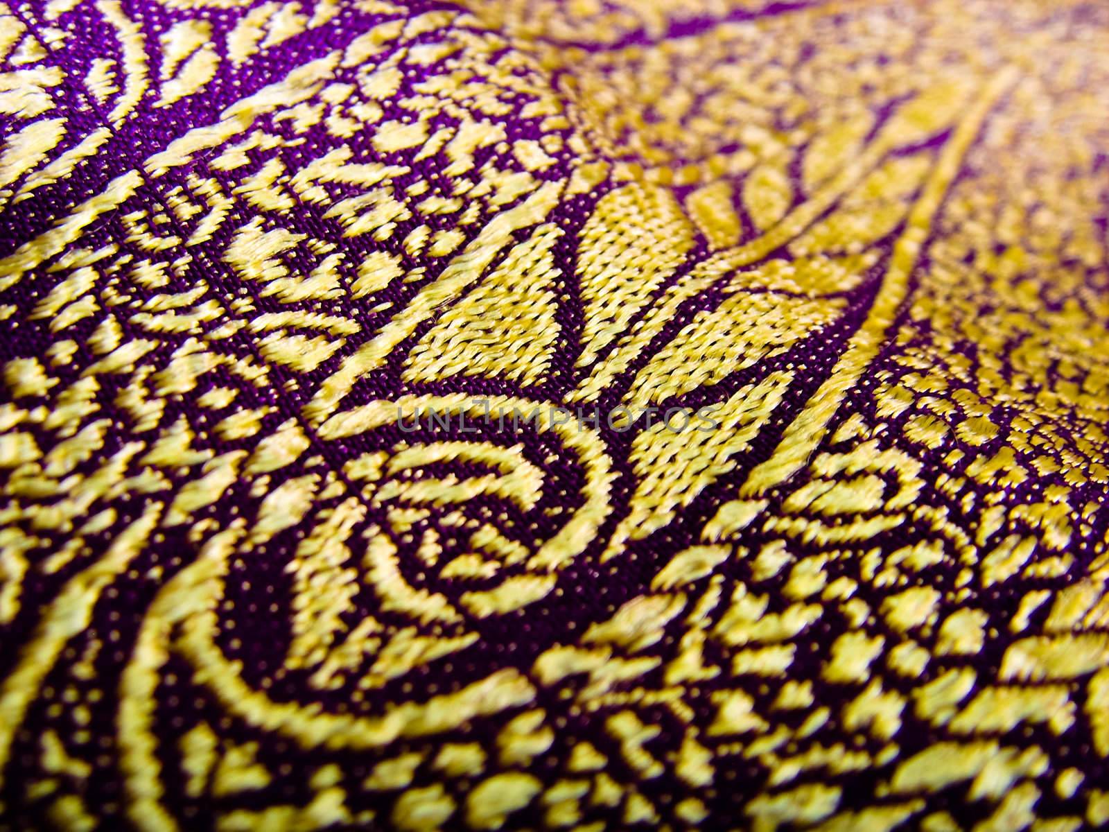Floral design on fabric by alvingb