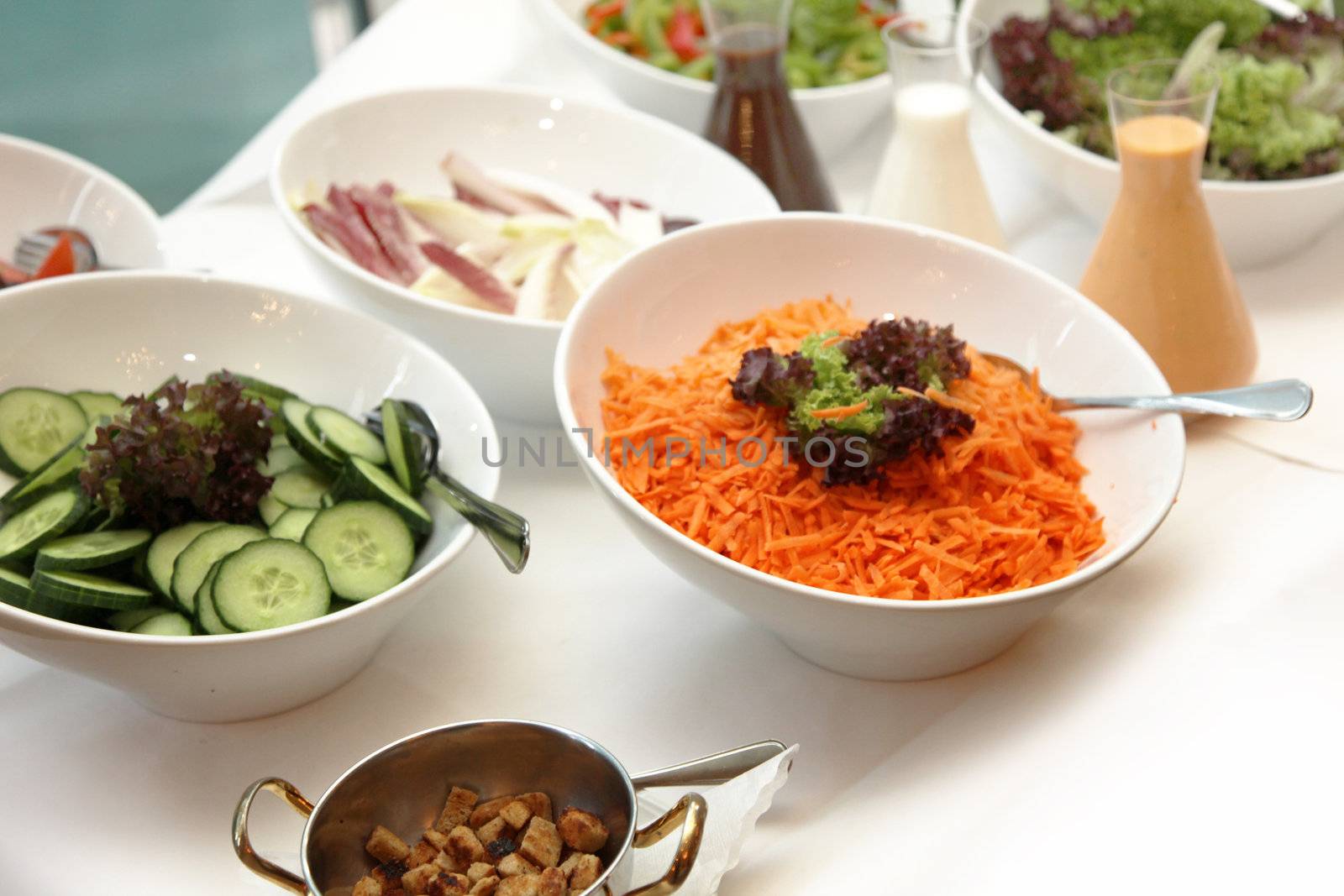 salad buffet by Farina6000
