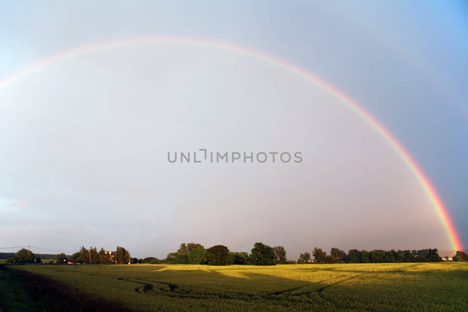 Landscape with rainbow by haak78
