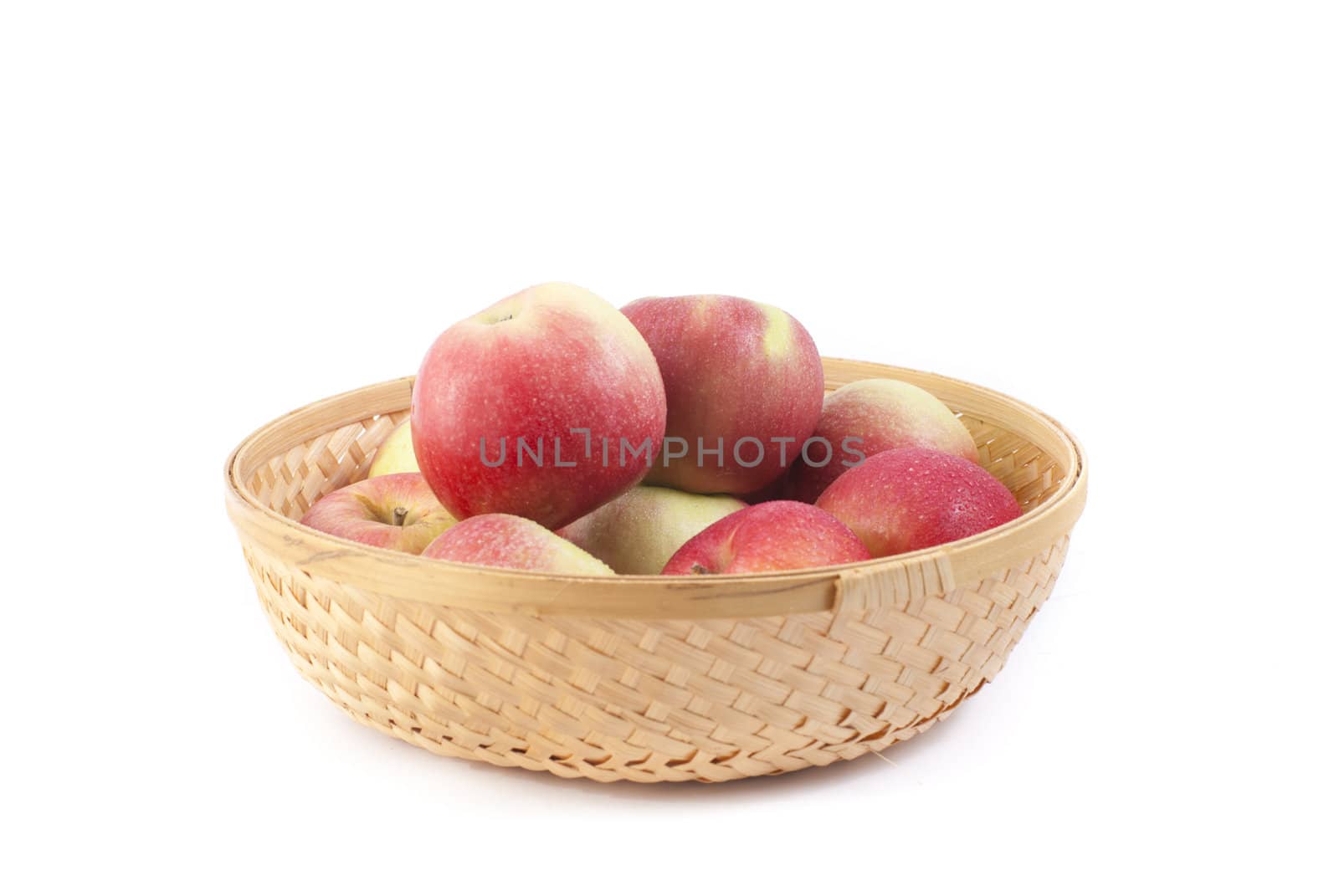 apples are in a basket
