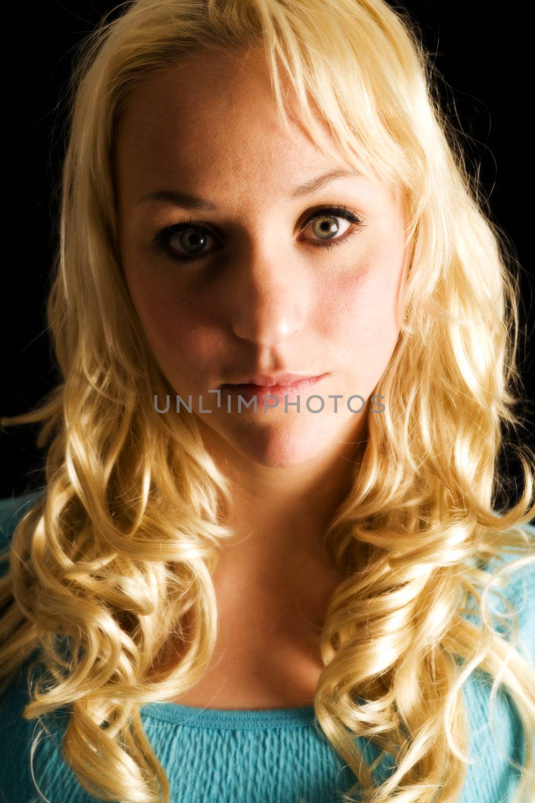 blond woman by jdwild