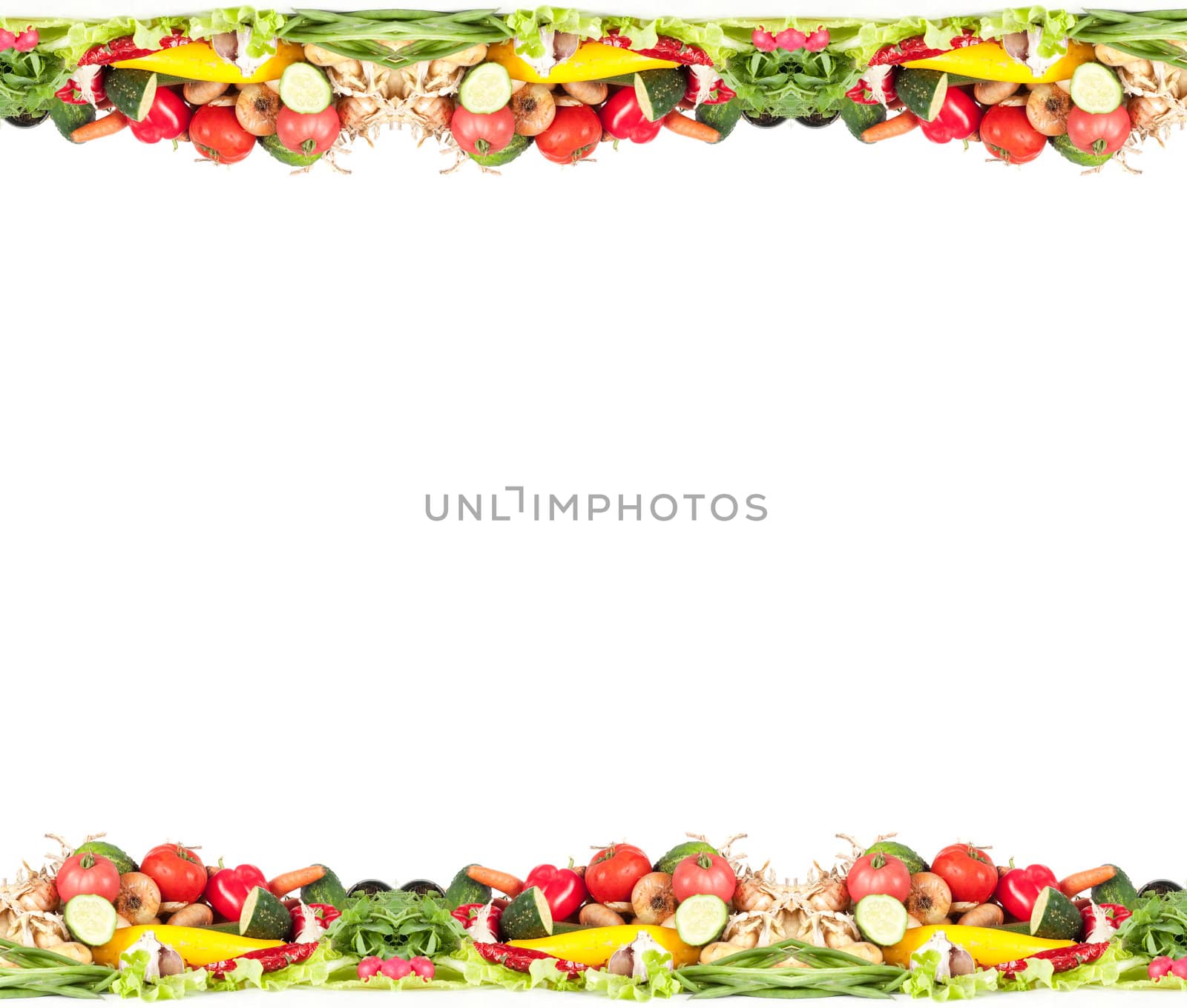 Shot of group of vegetables in studio