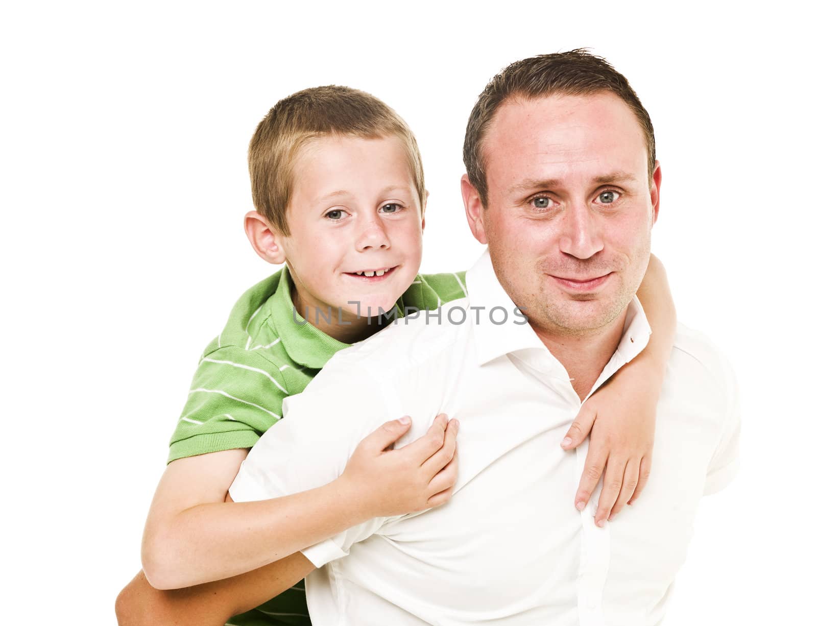 Happy Father and son by gemenacom