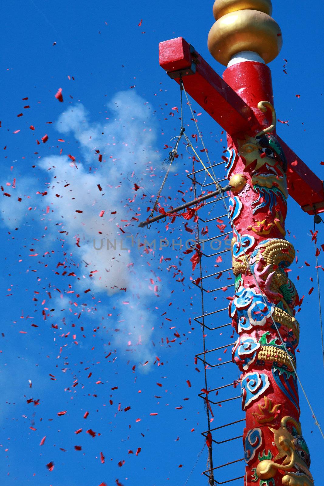 Chinese firework explosion,firecracker