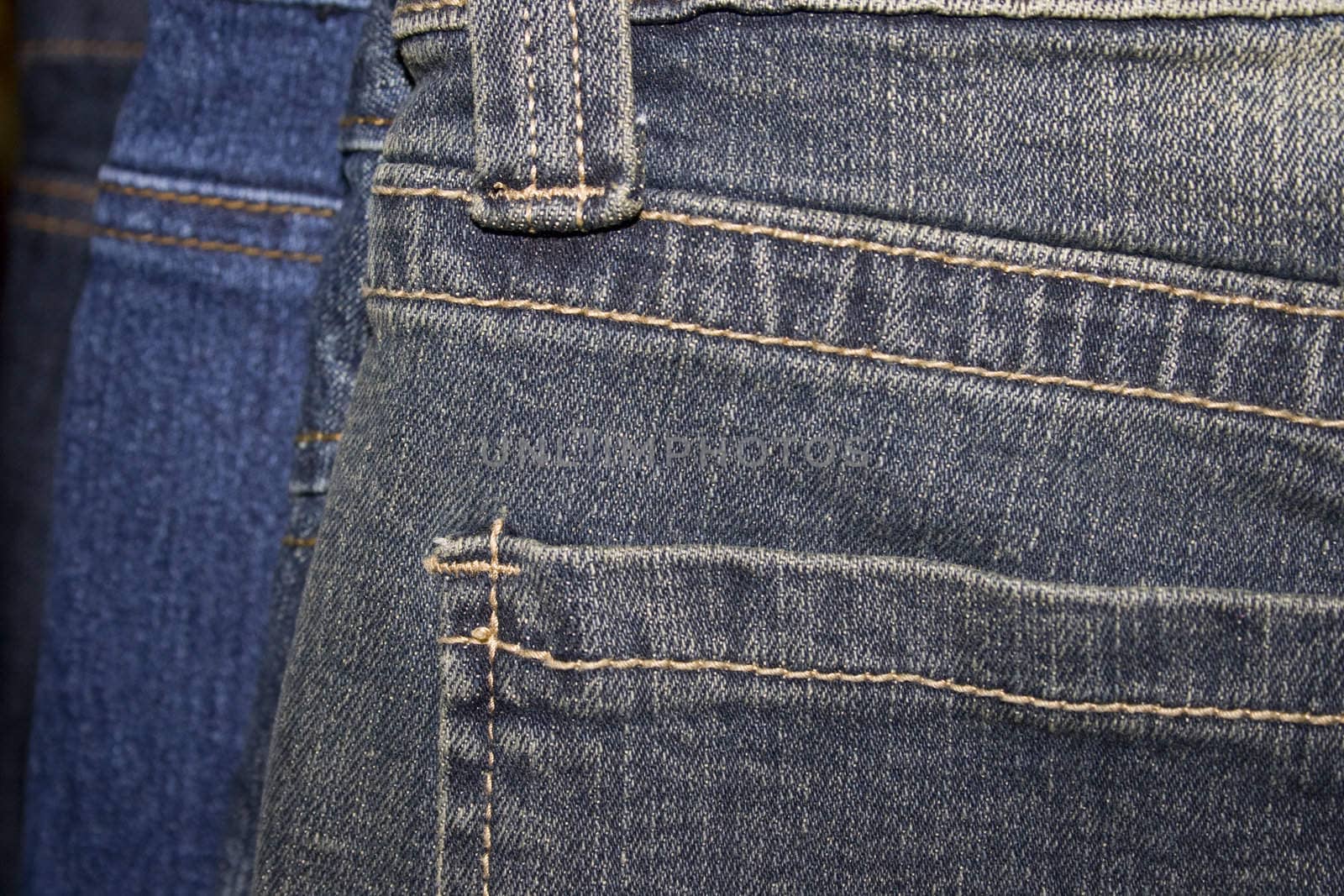 Close up of jean texture that can use for design.