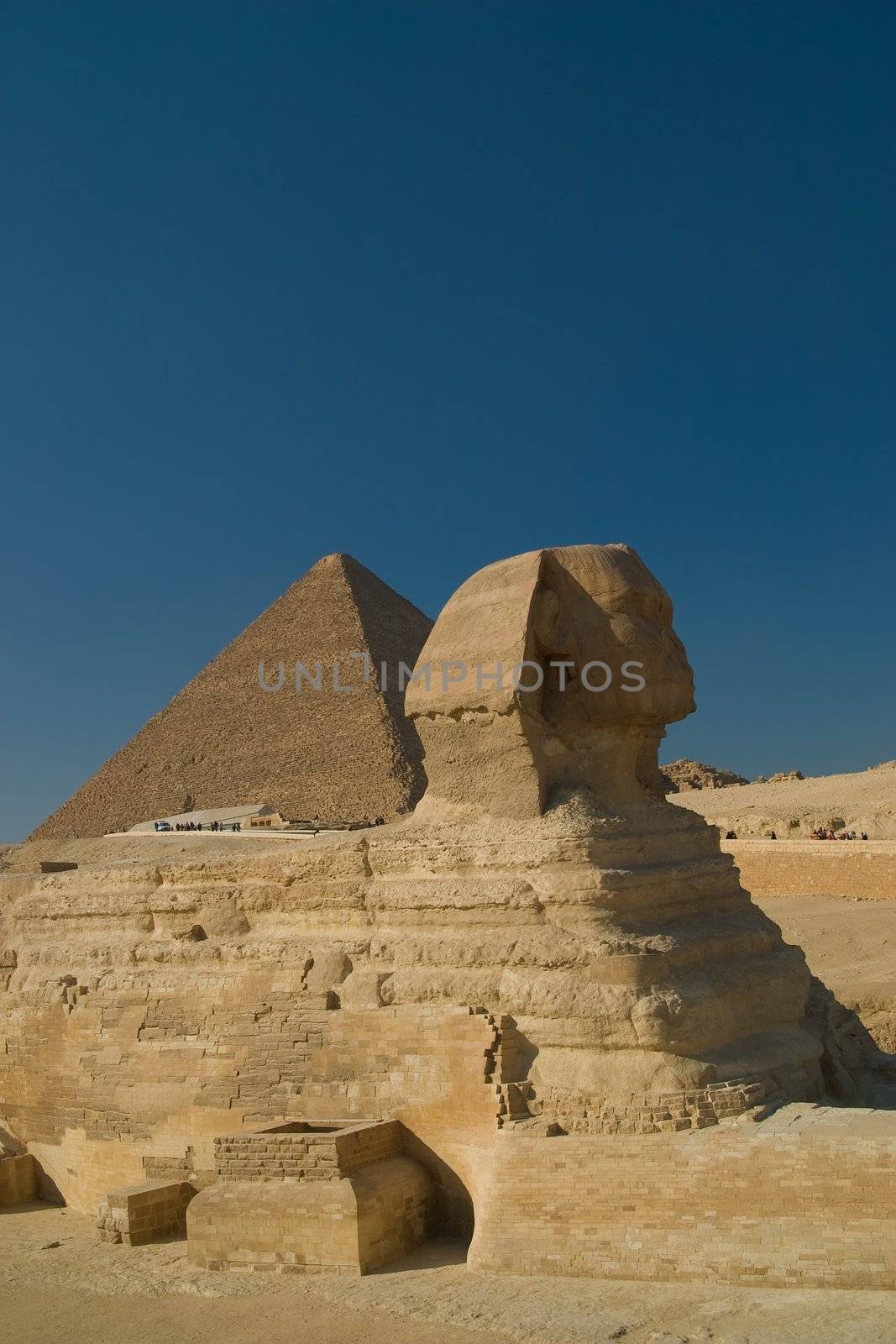 Sphinx and pyramid by camerziga