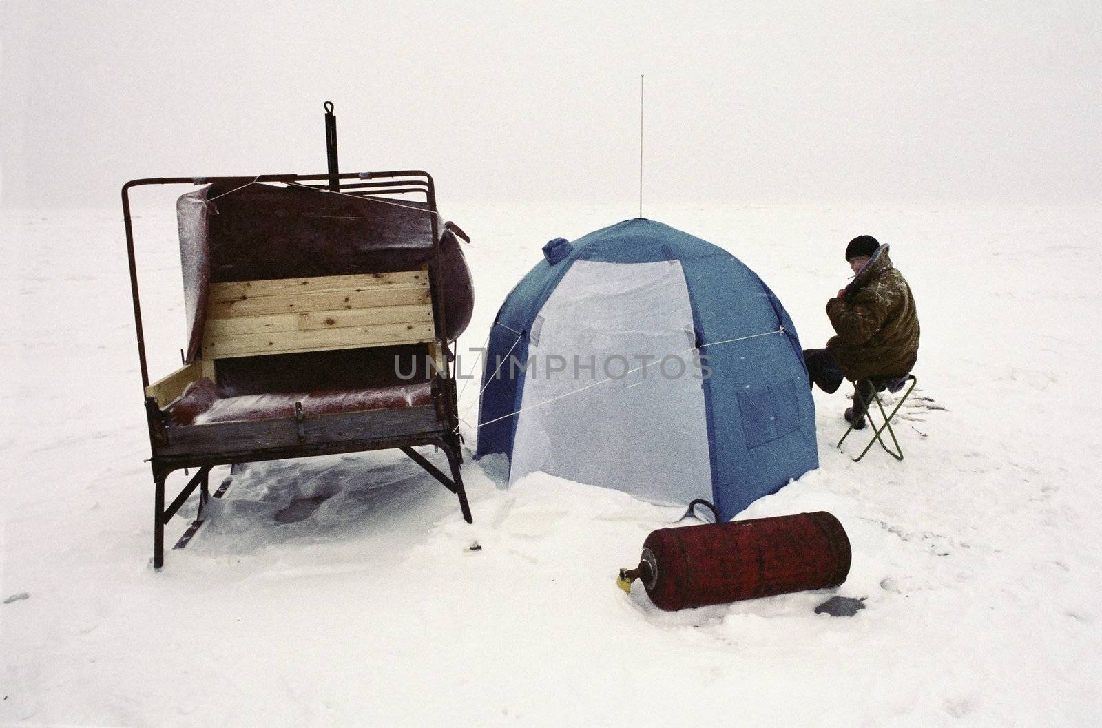 Russia Ice Fishing. by SURZ