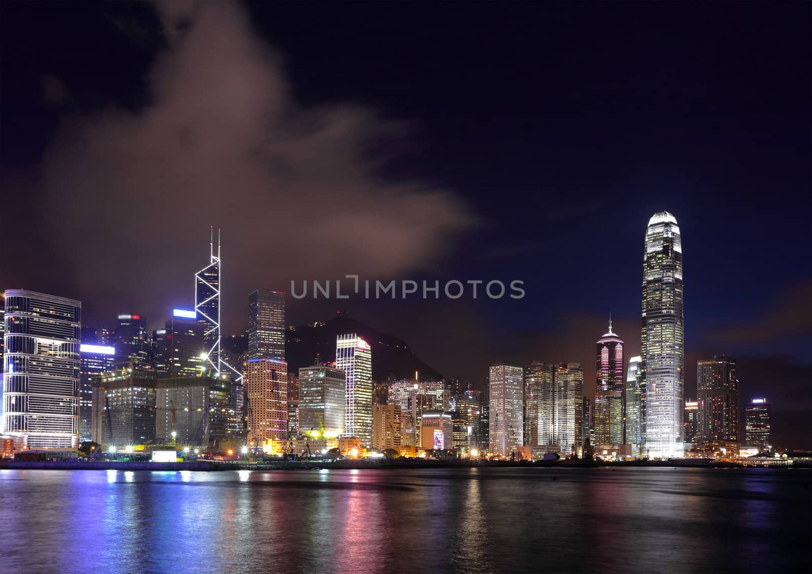 Hong Kong at night