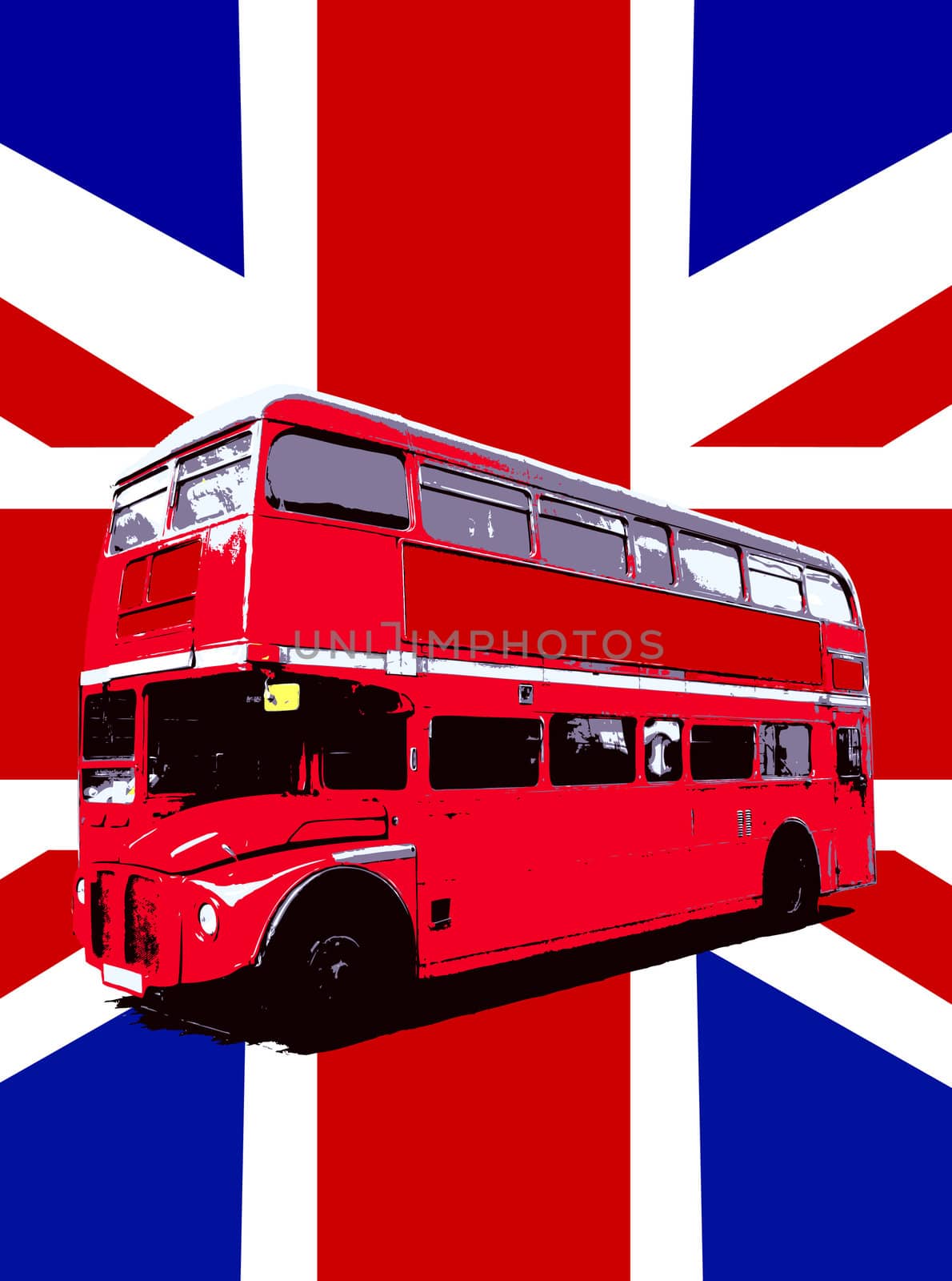 Concept image of a London Routemaster Bus.