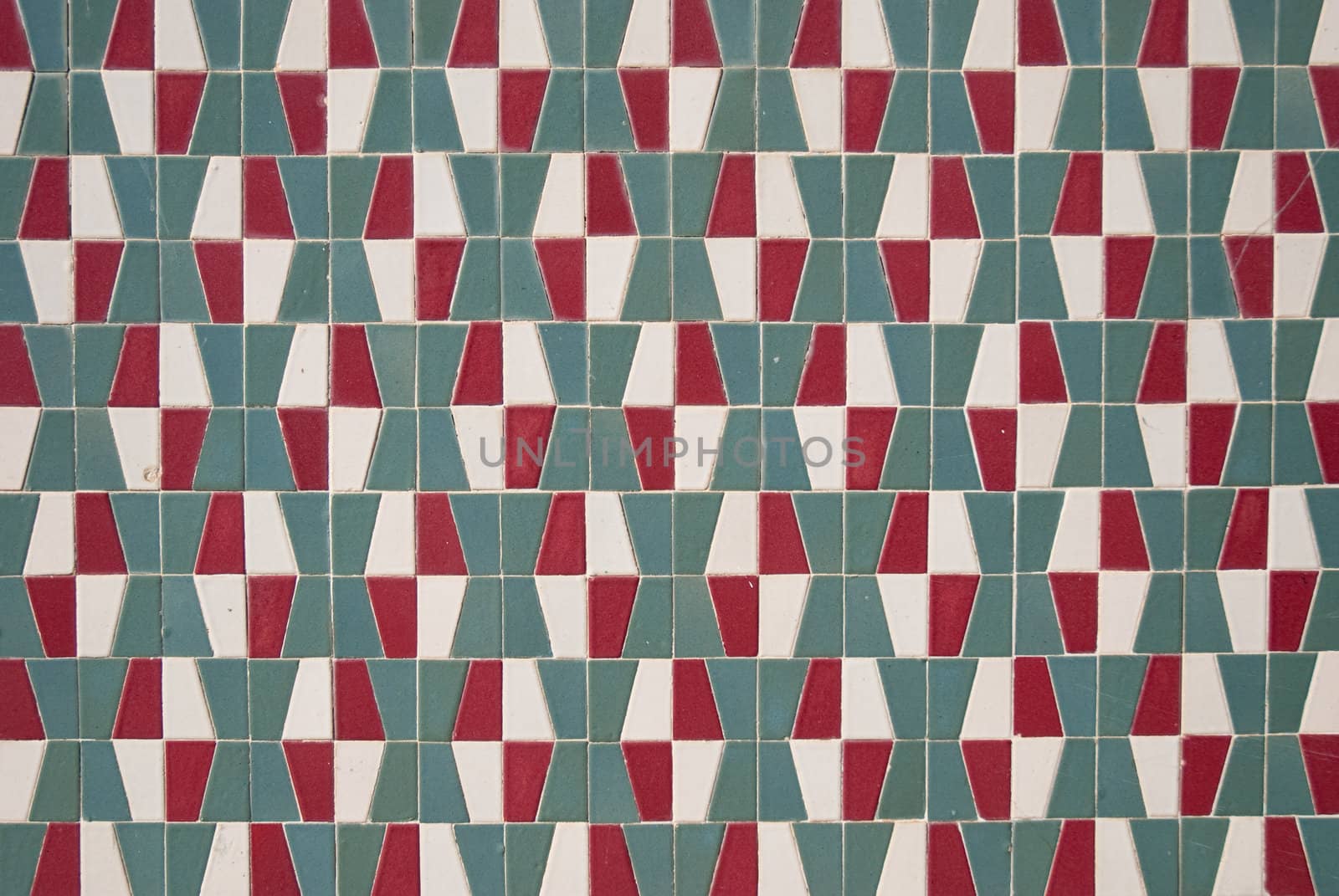 Detail of Portuguese glazed tiles.