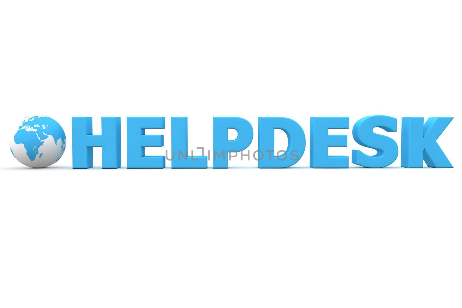 Helpdesk World Blue by PixBox