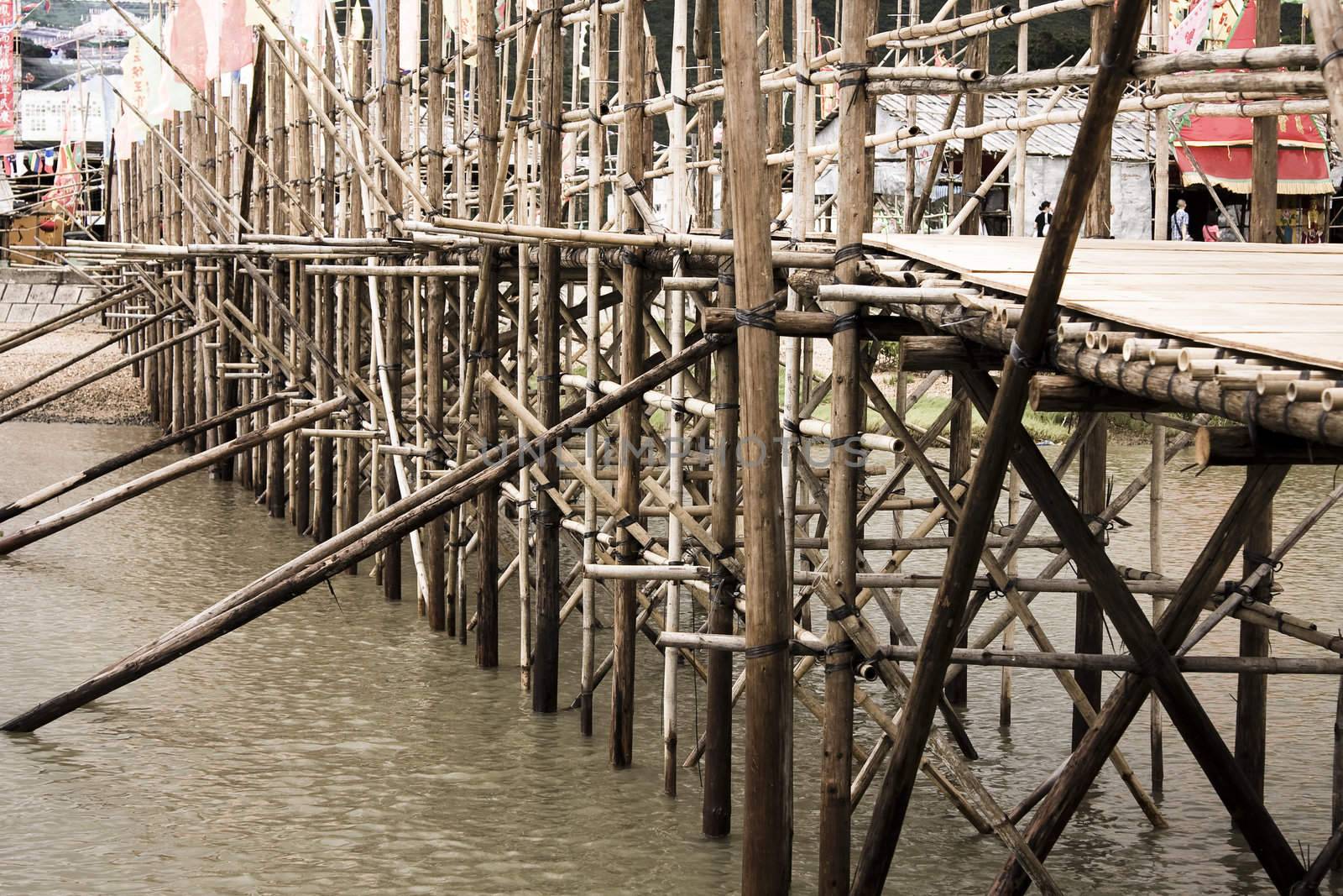 wood bridge