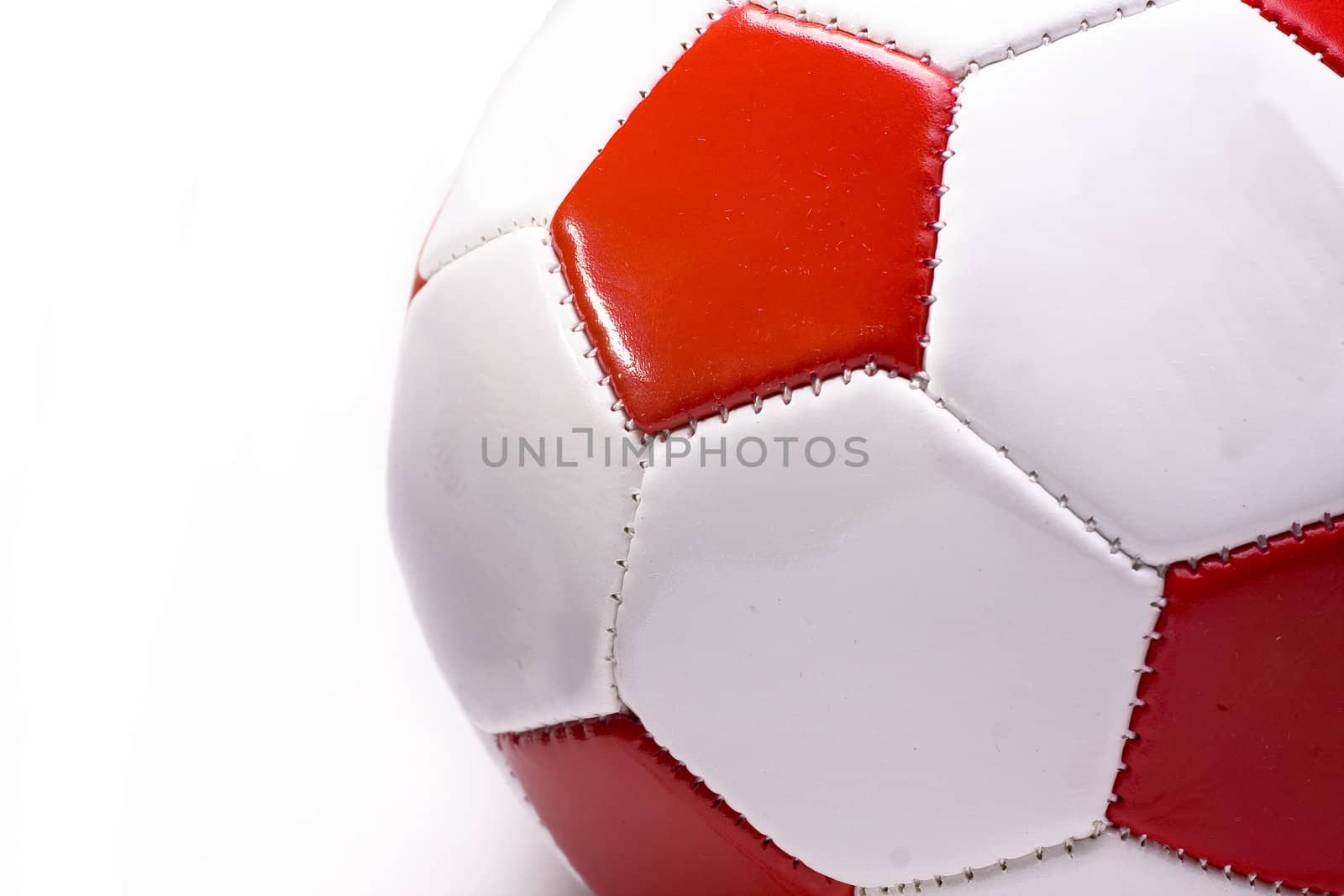 red and white Football cutout 