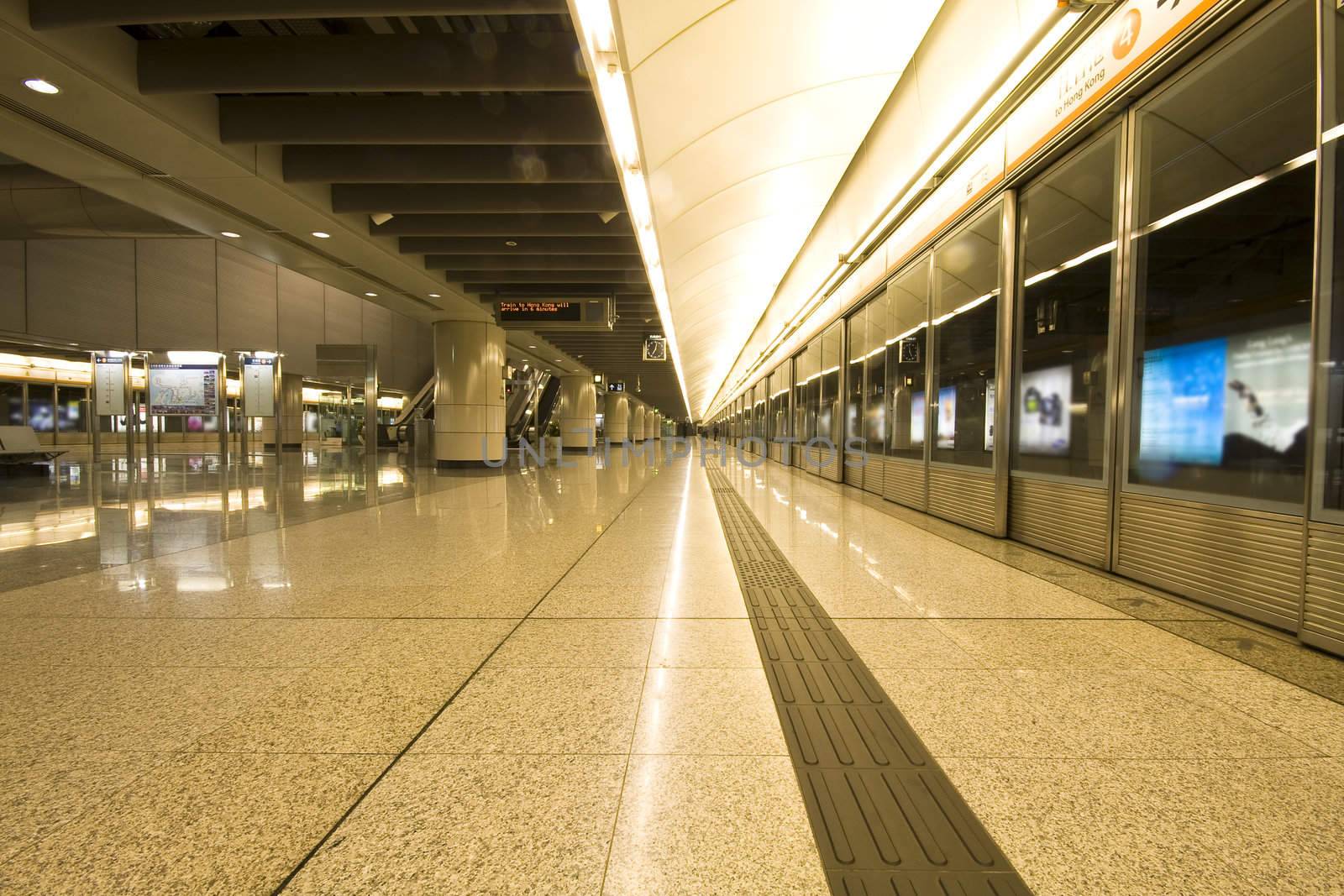 the modern hall in building 