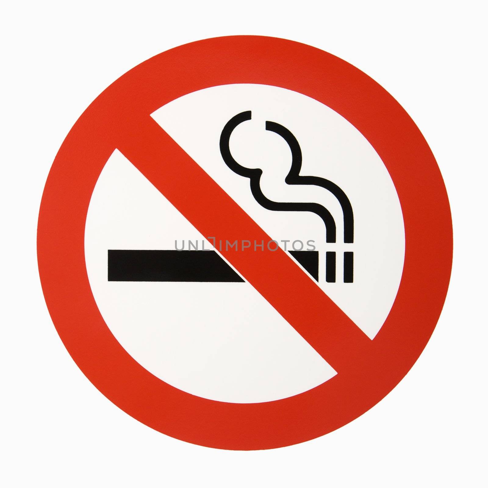 No smoking logo against white background.