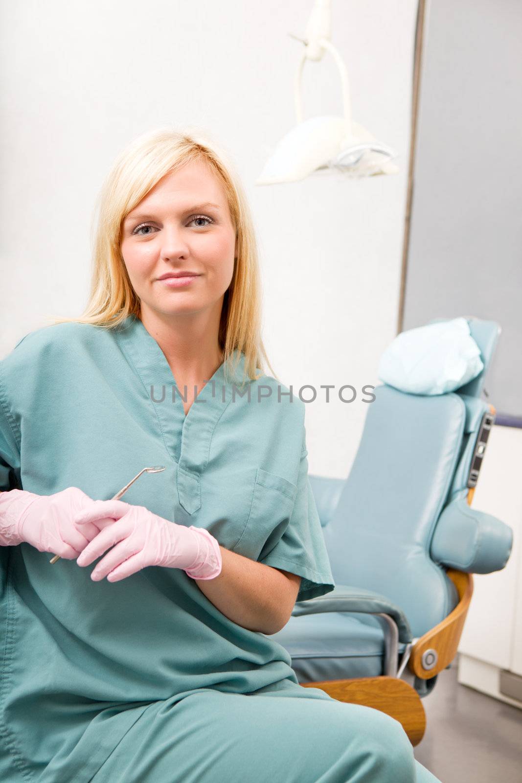 Dental Worker Portrait by leaf