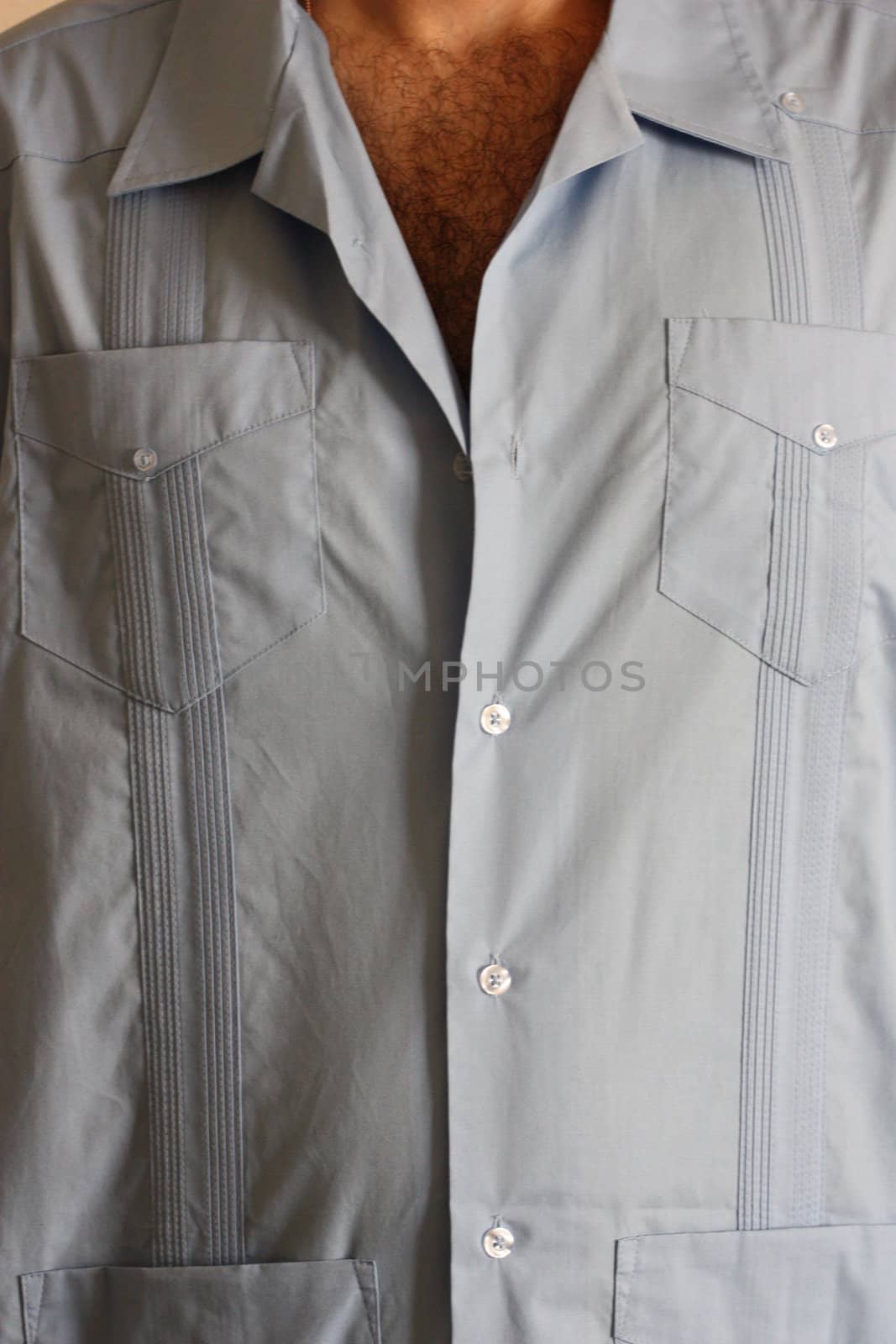 Man Wearing Guayabera Shirt  by MichaelFelix