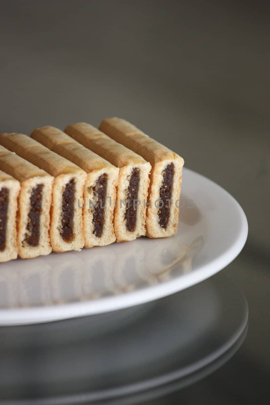 Close up of Fig Cookies.