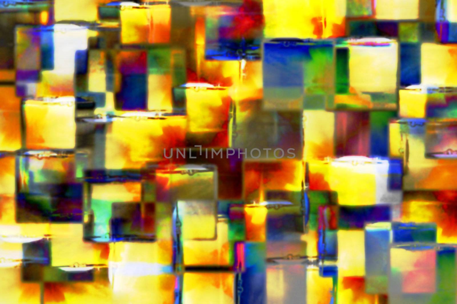 Colorful photo manipulation for a background or wallpaper.
