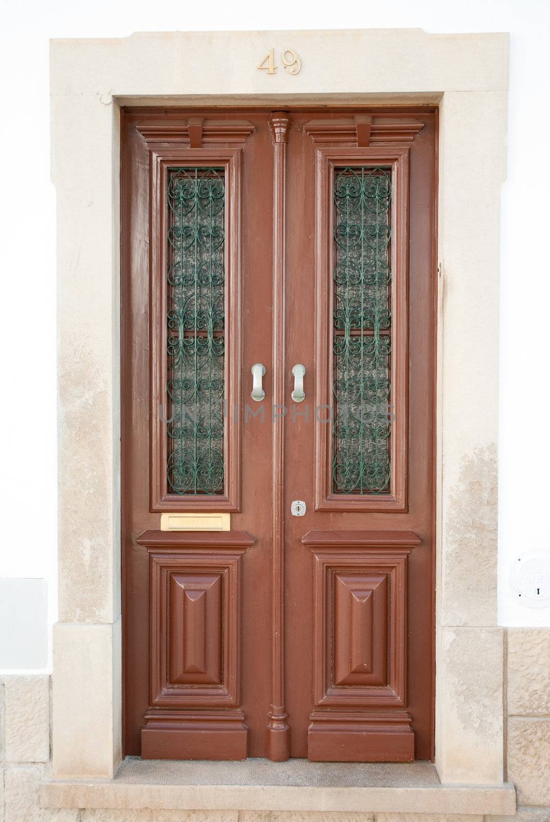 Old typical Portuguese door.