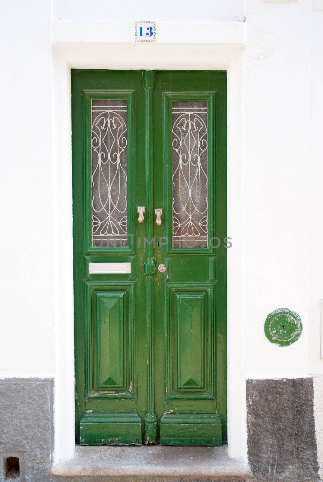 Old typical Portuguese door.