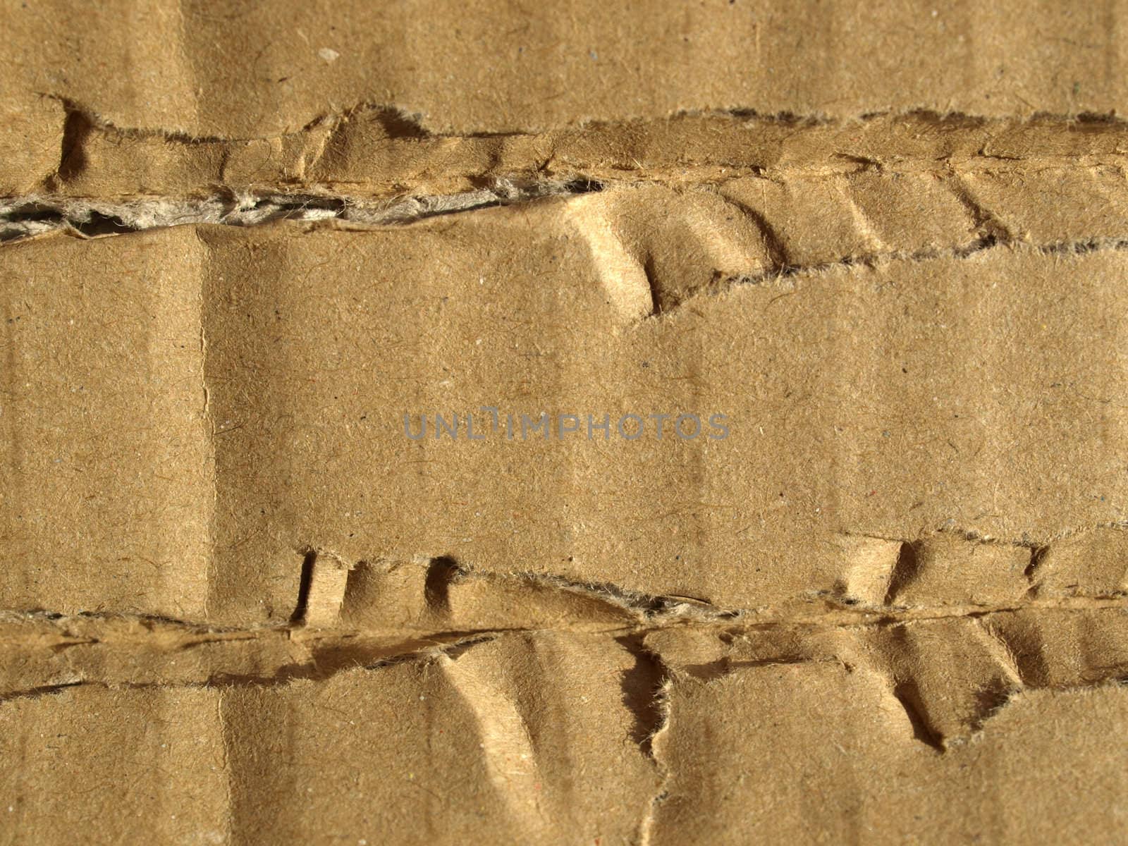 Brown corrugated cardboard sheet background