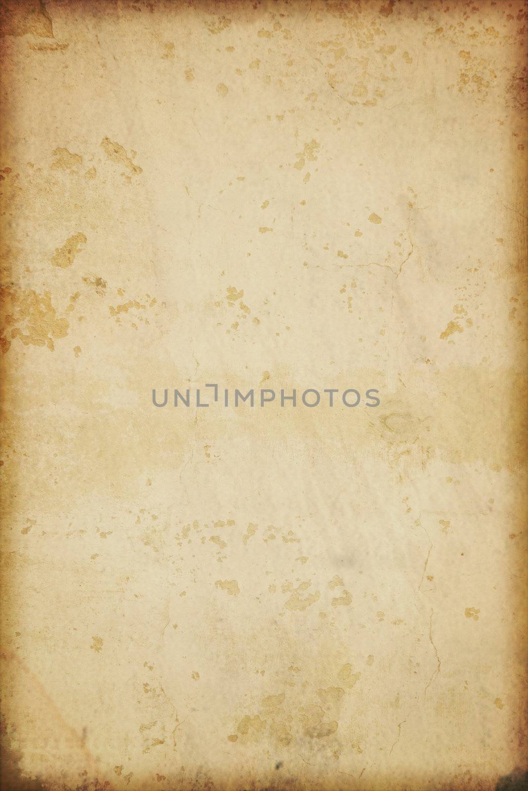 A vintage parchment with space for your text or images