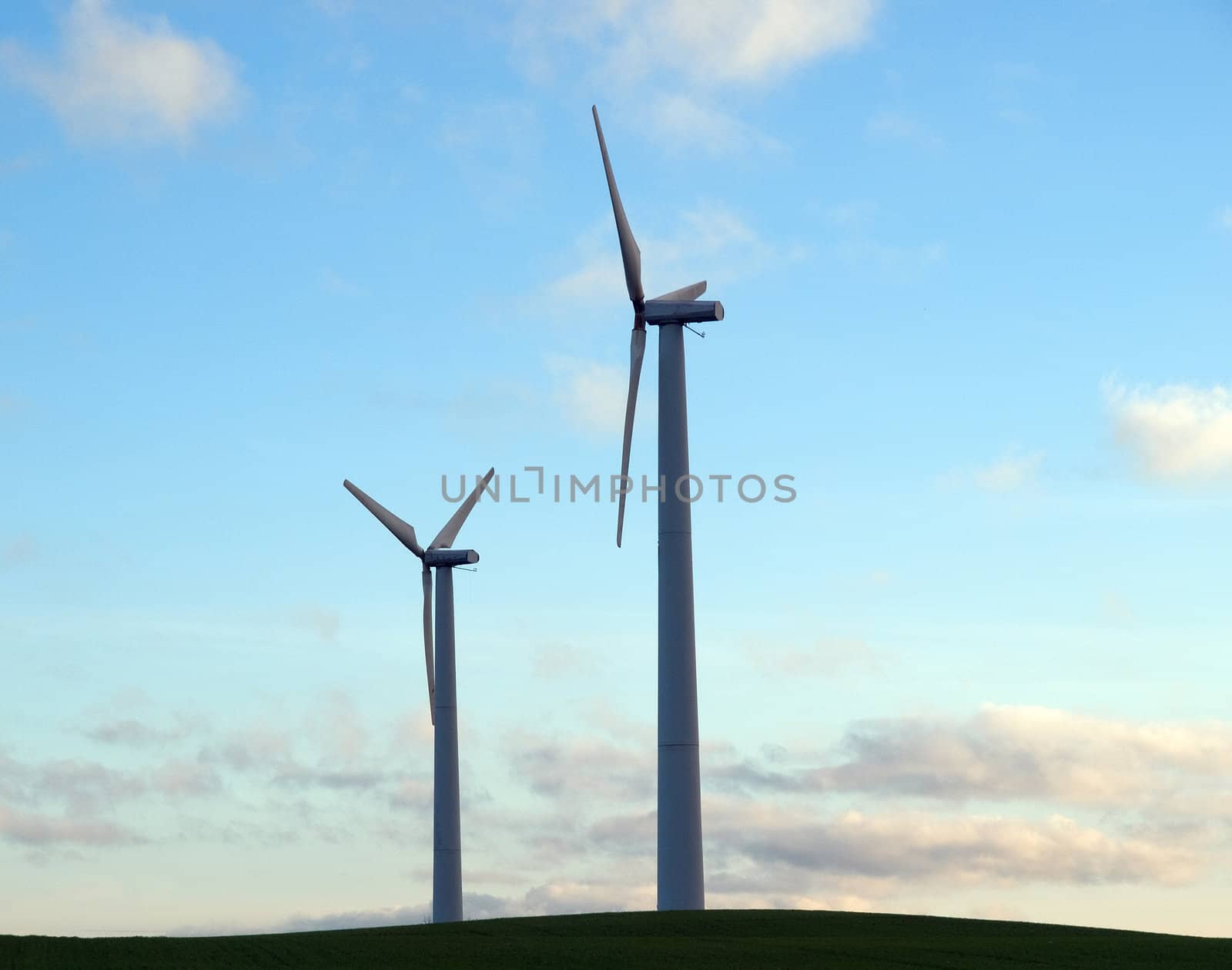 Environmental friendly alternative energy by modern wind turbines