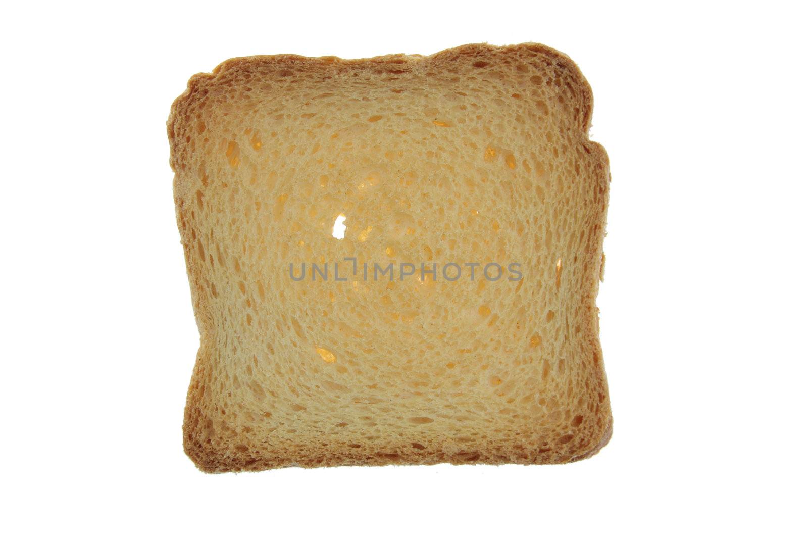 Slice of whole wheat bread