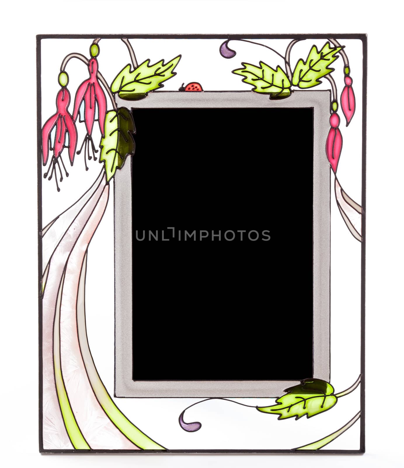 Ornate stained glass picture frame by steheap