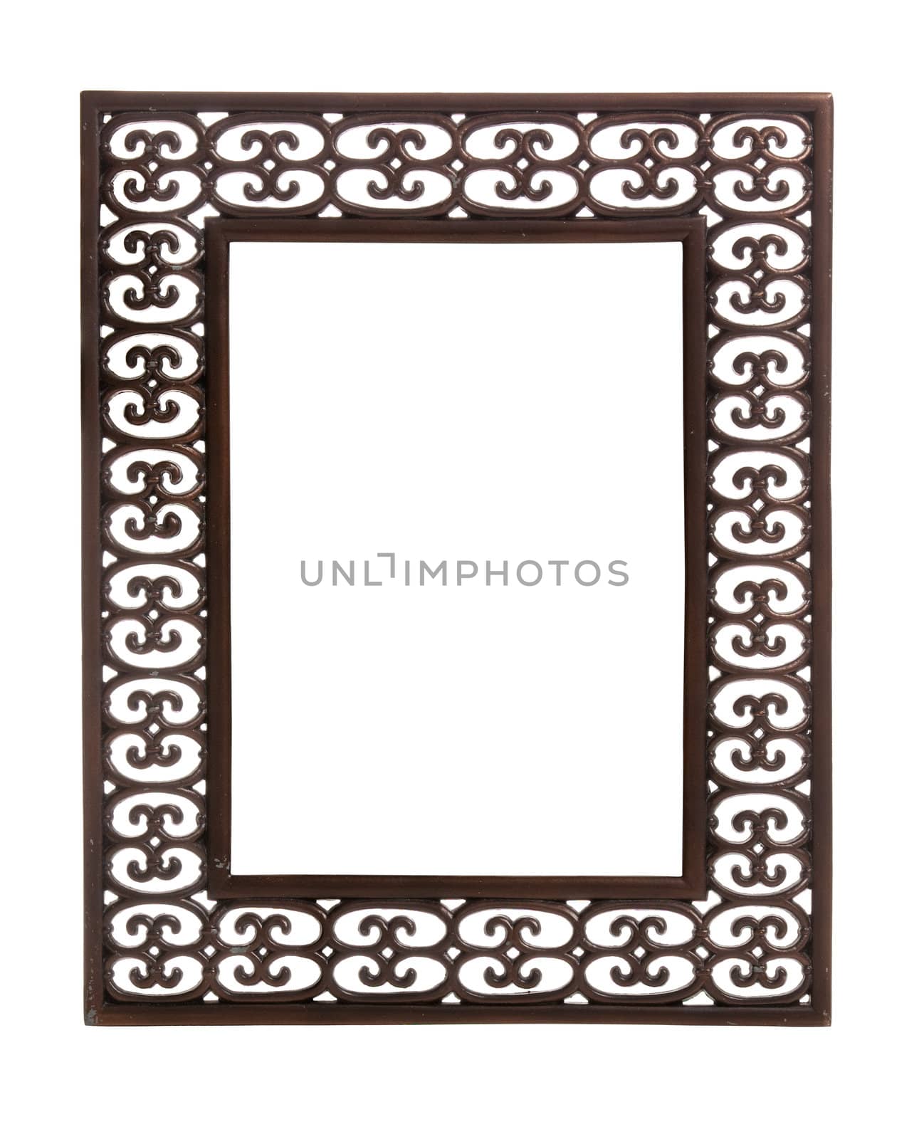 Simple cast metal picture frame by steheap