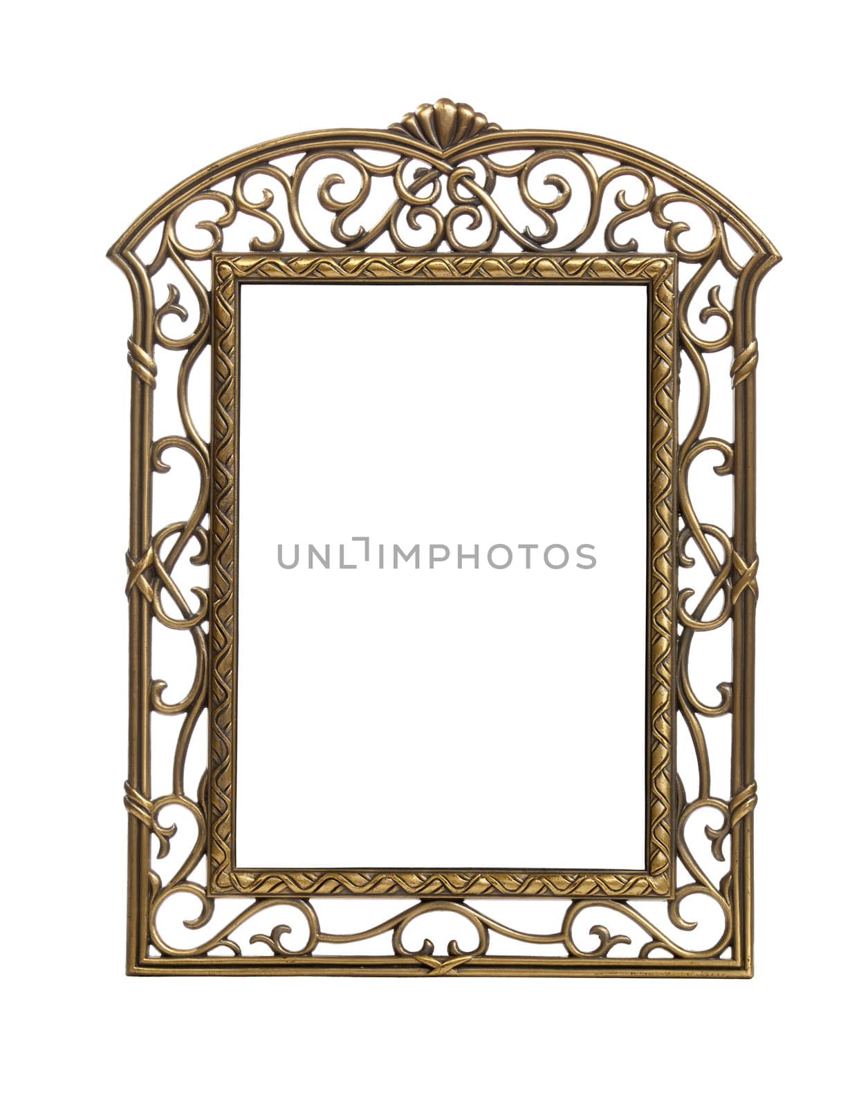 Simple cast metal picture frame by steheap