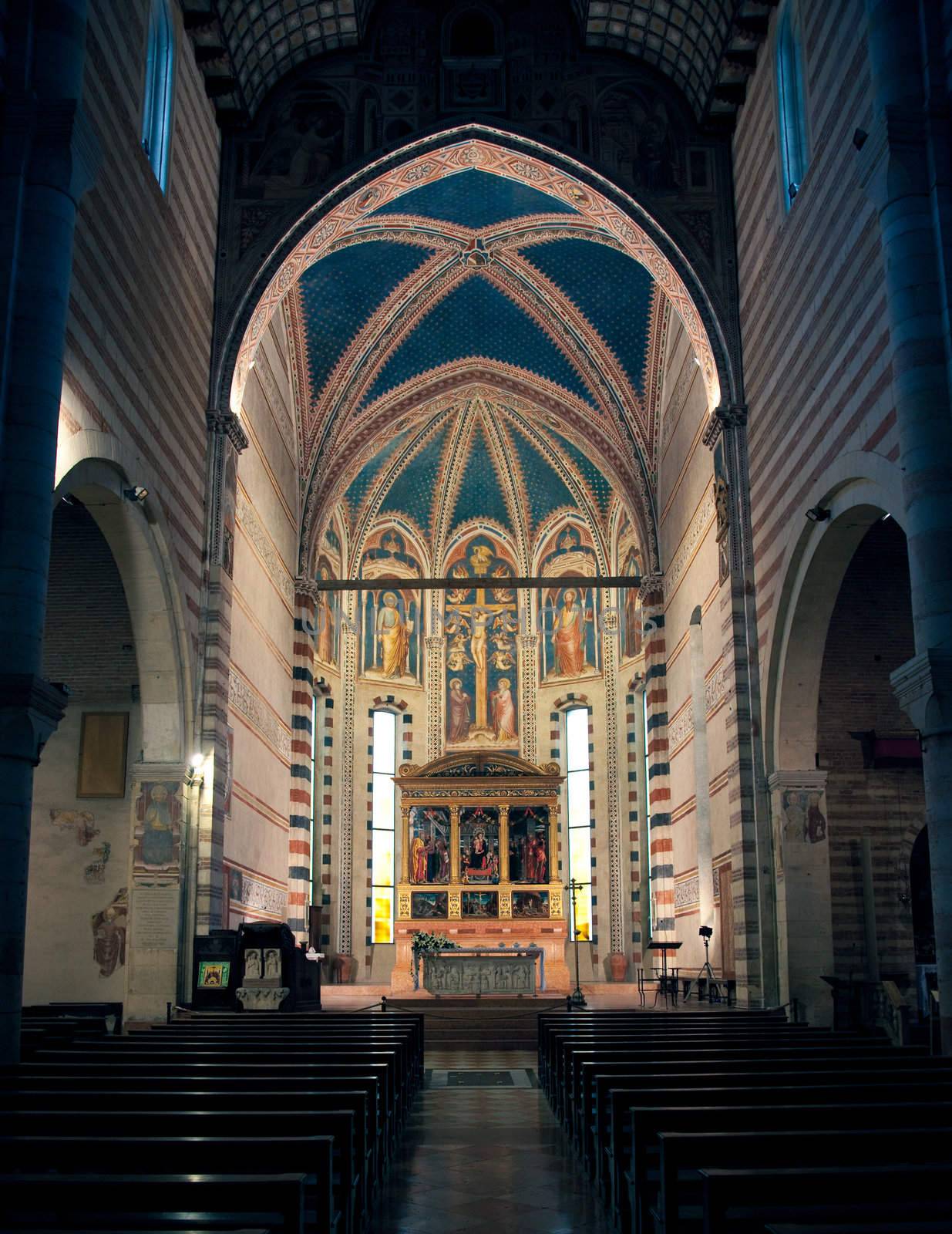 Interior of San Zeno by steheap