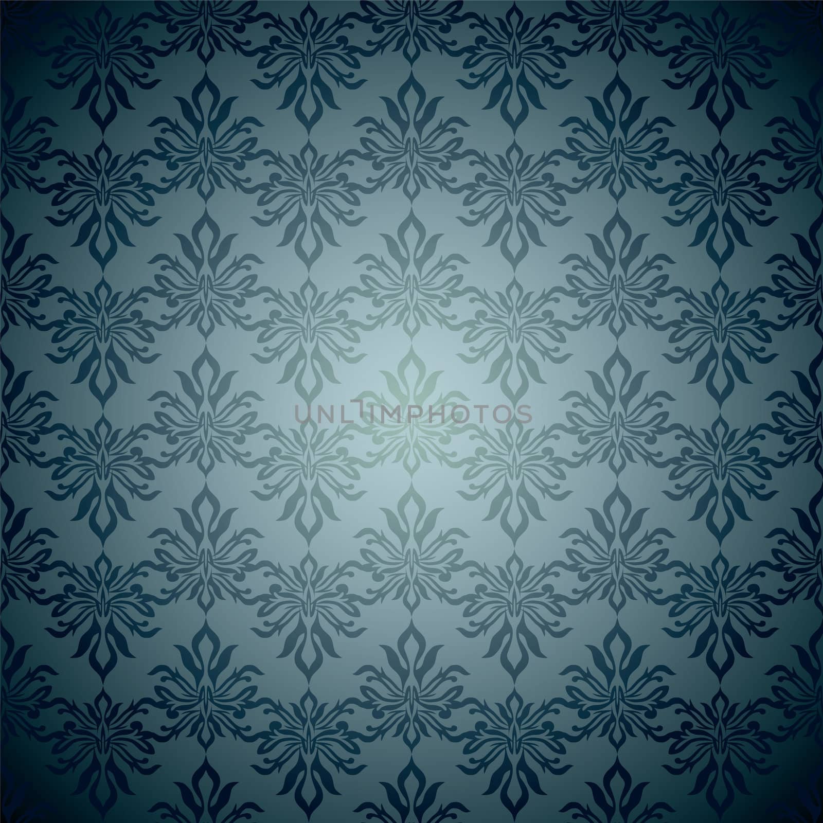 Blue and green classy wallpaper background design with seamless design