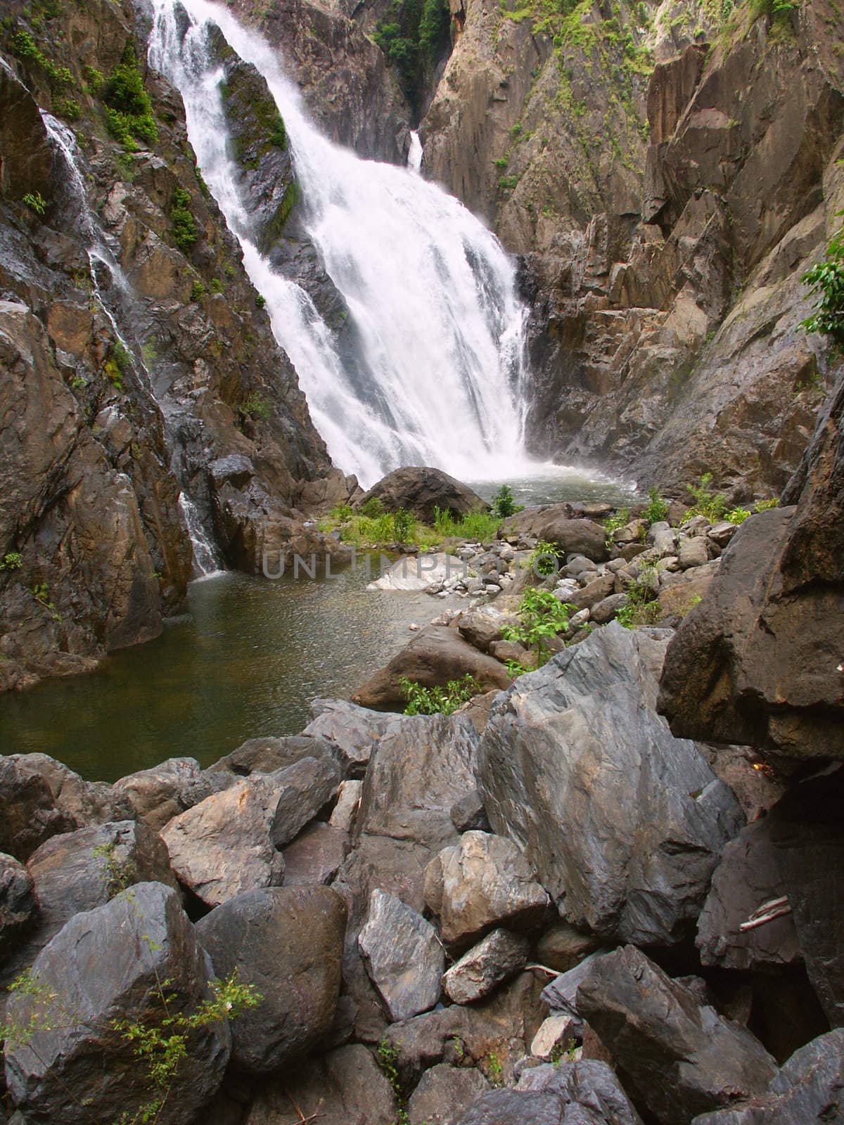 View of Barron Falls at Barron Gorge National Park - Queensland, Australia.