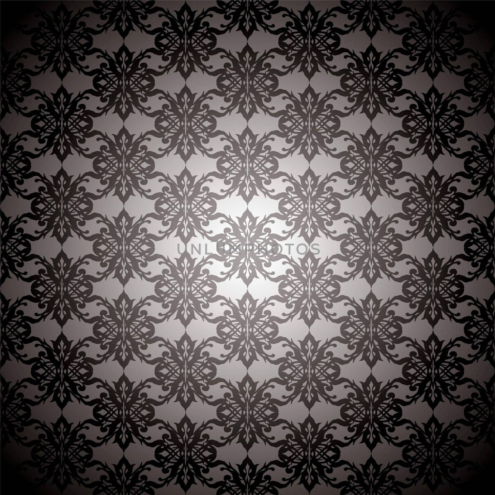 Sexy black and silver seamless repeating background design