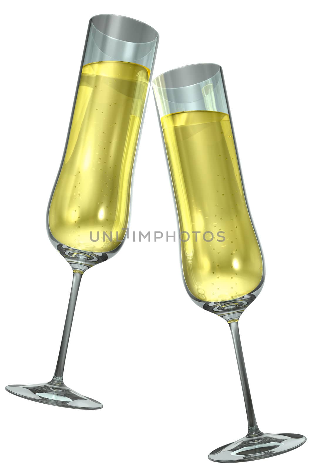 This is Champagne flutes without any brand