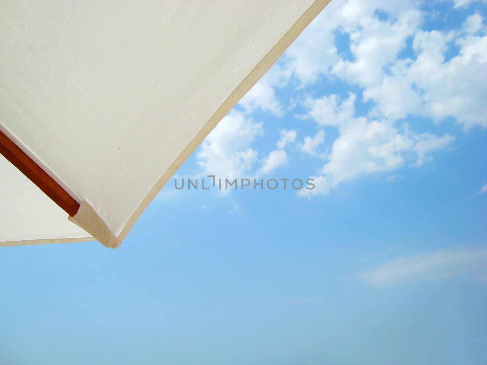 Umbrella against the sky                           