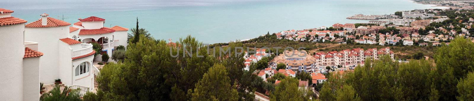 General view of Alcosseberin Castellon, Spain