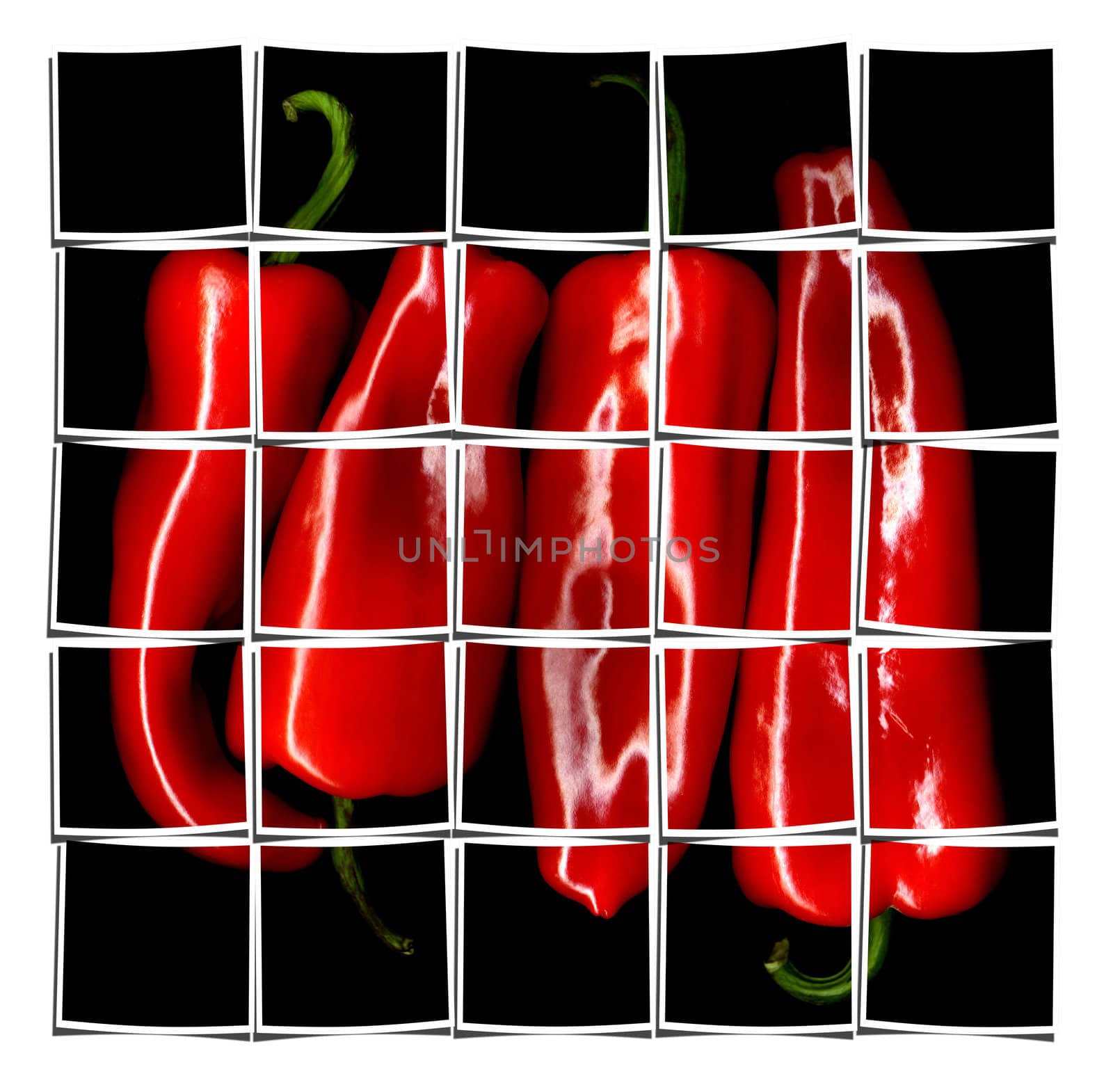 red paprika collage by keko64