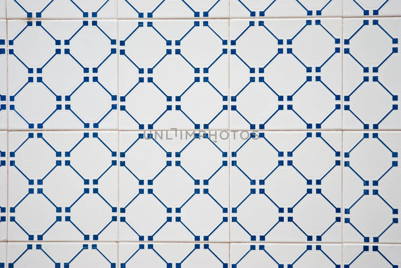 Detail of Portuguese glazed tiles.