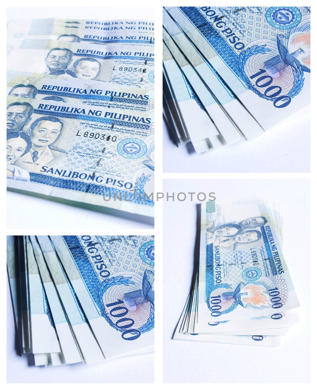 collage of philippines peso