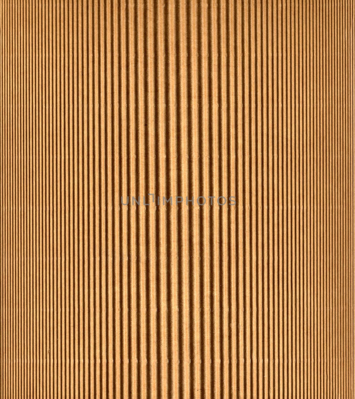 Brown corrugated cardboard sheet background