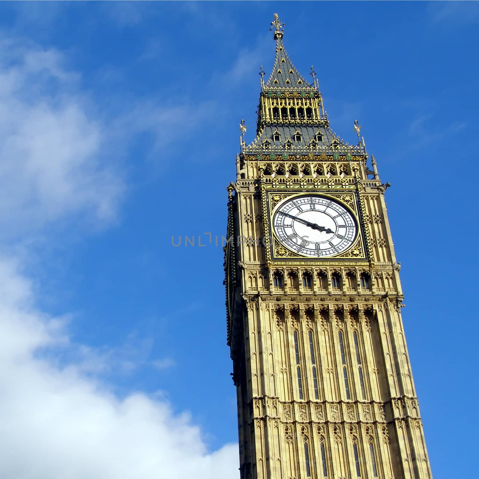 Big Ben at the Houses of Parliament, Westminster Palace, London