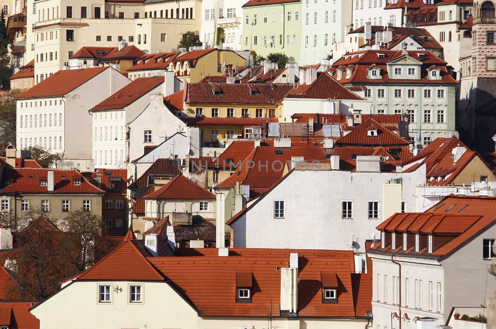 Historical centrum of the Prague - city district Hradcany