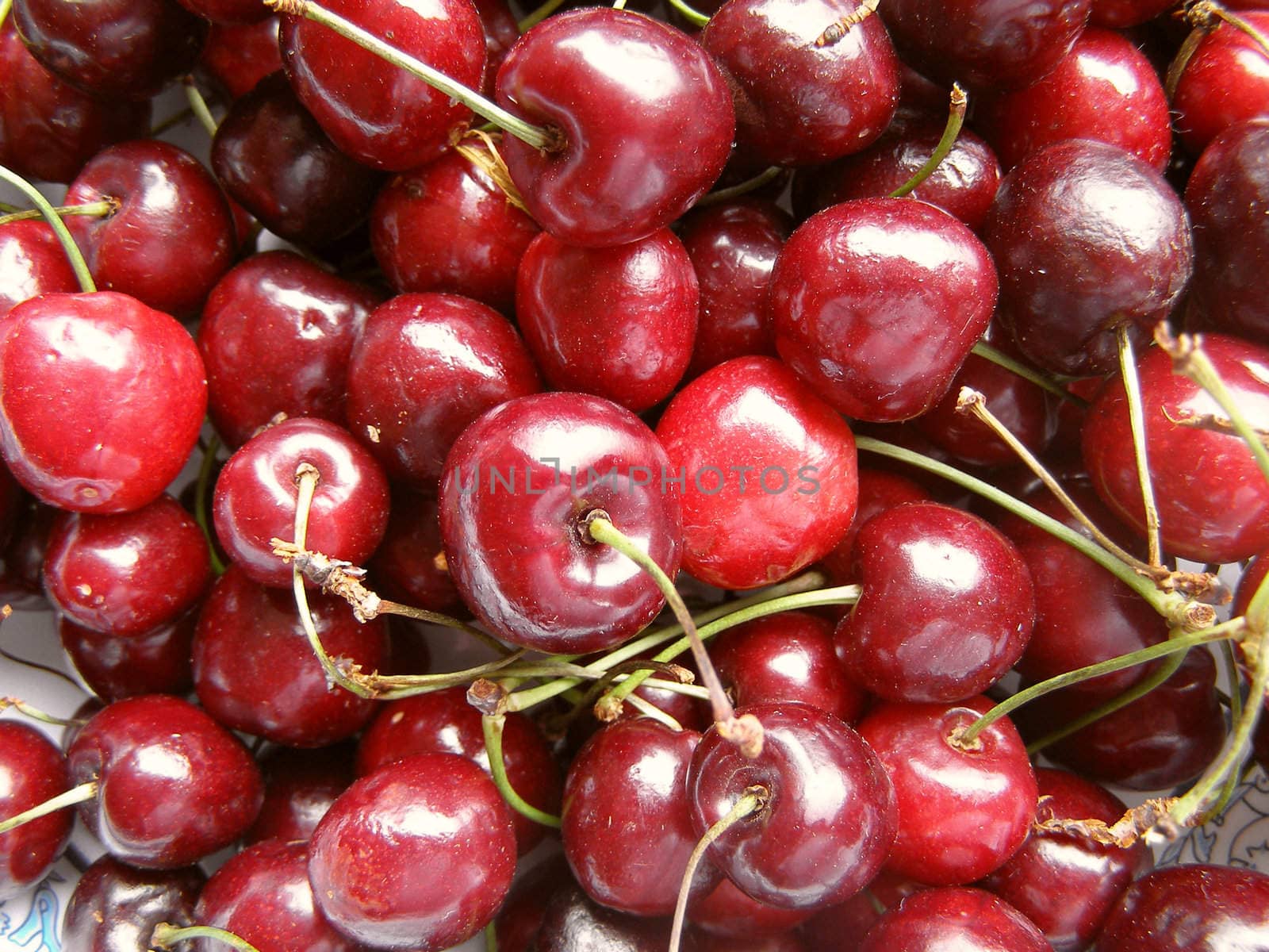 Cherry fruits background